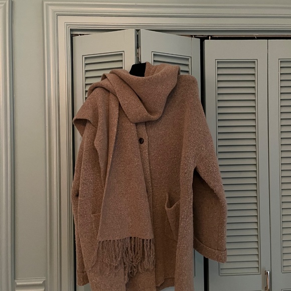 Zara Sweater Coat and Scarf - Picture 2 of 7